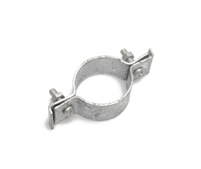 Apkaba apvaliam stulpui, ø48 mm. TIESI, plieninė, ZN
