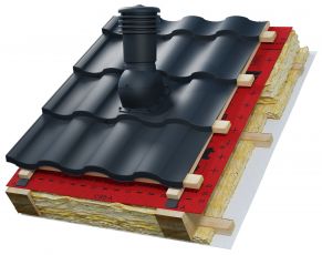 Ventiliacinis kaminėlis VENTOS X, METAL T-18, universalus