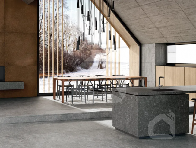 Akmens masės plytelė Ardenas Gris 60x120 cm, Exagres