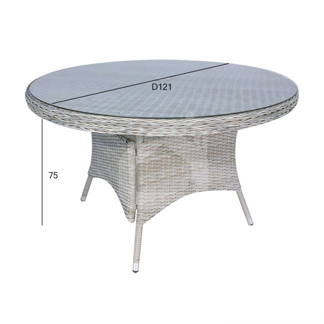 Lauko stalas ASCOT, apvalus