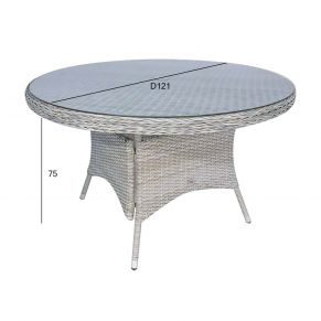 Lauko stalas ASCOT, apvalus