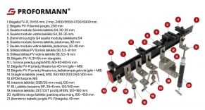 Sraigtinis laikiklis į medį, M10X, 200-300 mm, gegnei, aukštai bangai