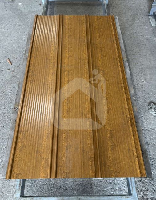 Klasikinis profilis SIMPLA-3 auksinis ąžuolas, medžio imitacija