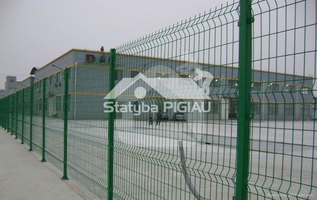 3D segmentas tvorai, 2,5x2,43 m, 200x50 mm, ø5 mm (paskutiniai vienetai)