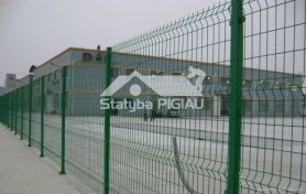 3D segmentas tvorai, 2,5x2,43 m, 200x50 mm, ø5 mm (paskutiniai vienetai)