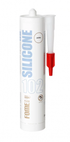 Silikoninis sanitarinis hermetikas FOME FLEX Sanitary Silicone 102, 310 ml