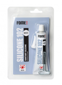 Silikoninis sanitarinis hermetikas FOME FLEX Sanitary Silicone 102, 310 ml