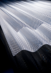 MK PC DIAMOND SINUS banguota polikarbonato danga, pilka, 4, 6 m