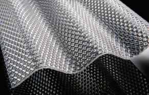 MK PC DIAMOND SINUS banguota polikarbonato danga, bronzinė, 2, 3 m