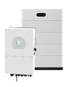 Baterijų sistema 10 kWh su hibridiniu 10 kW inverteriu