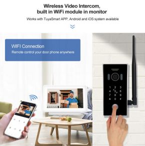 Belaidės vaizdo telefonspynės komplektas SMARTHOME