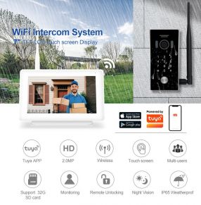 Belaidės vaizdo telefonspynės komplektas SMARTHOME