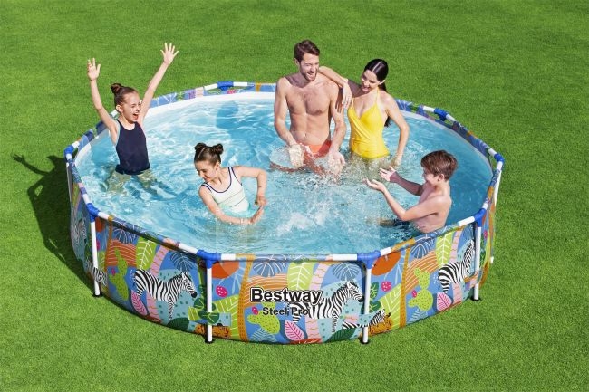 Karkasinis baseinas STEEL PRO, 305x66 cm, 56985
