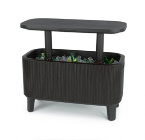 Staliukas-šaltkrepšis BEVYBAR RATTAN