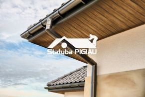 Lietvamzdžio apkabos laikiklis su kaiščiu 160 mm, GAMRAT (PVC), ZN