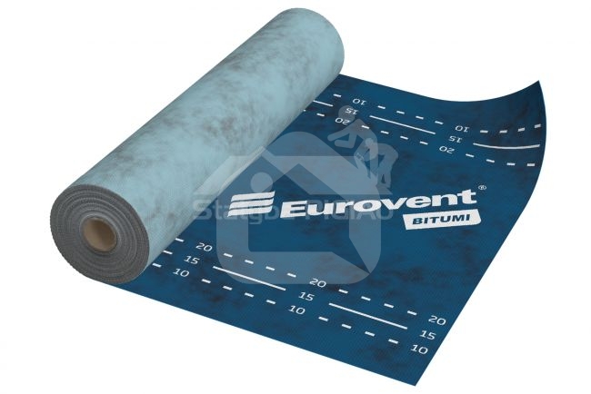 Bitumo pagrindo plėvelė paklotui BITUMI 450 gr./m², 1,0 m. x 30 m. = 30 m²