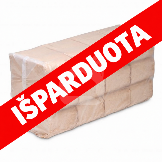 Beržiniai medžio pjuvenų RUF briketai, 10 kg (juridiniams asmenims)