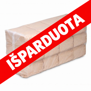 Beržiniai medžio pjuvenų RUF briketai, 10 kg (juridiniams asmenims)