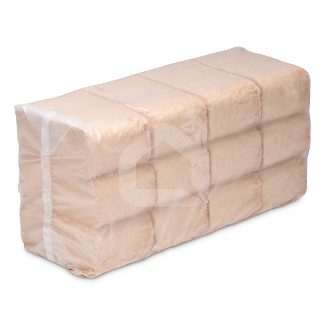 Beržiniai medžio pjuvenų RUF briketai, 10 kg (privatiems asmenims)