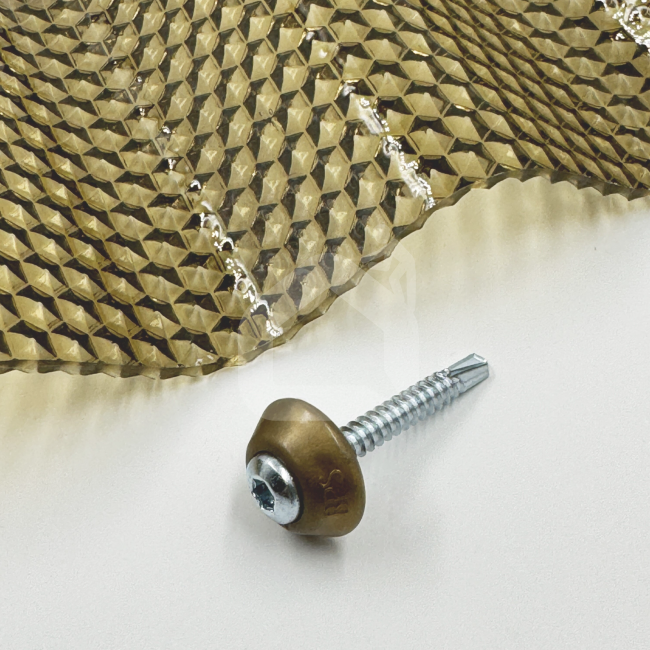 Stiprināšanas skrūves metālam ar blīvi MK PC DIAMONDS, M5x40 mm