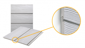Cementa fasādes apšuvums Cedral Click, koka imitācija
