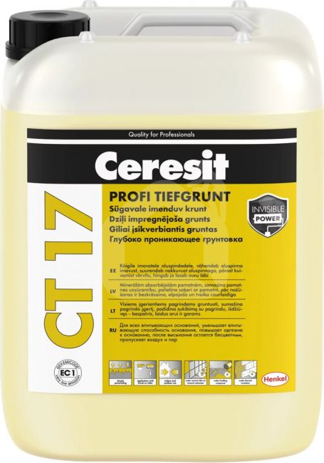 Giliai įsiskverbiantis gruntas CERESIT CT 17 PROFI