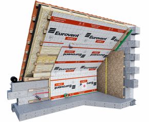 Tvaika izolācijas plēve Eurovent CLIMA X 115 g/m², 1,5 m × 50 m = 75 m²