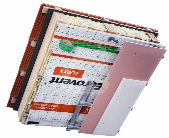 Garo izoliacinė plėvelė Eurovent CLIMA X 115 gr/m², 1,5 m x 50 m = 75 m²