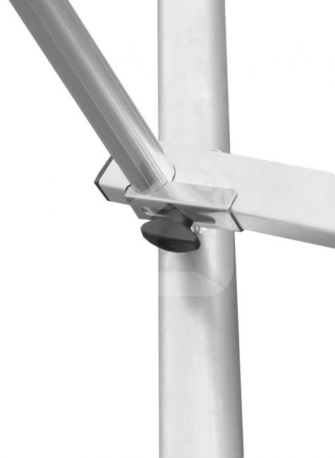 KRAUSE profesionalūs statybiniai aliuminiai pastoliai ClimTec 2 aukštas 710147