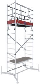 KRAUSE profesionalūs statybiniai aliuminiai pastoliai ClimTec 1 aukštas 710123