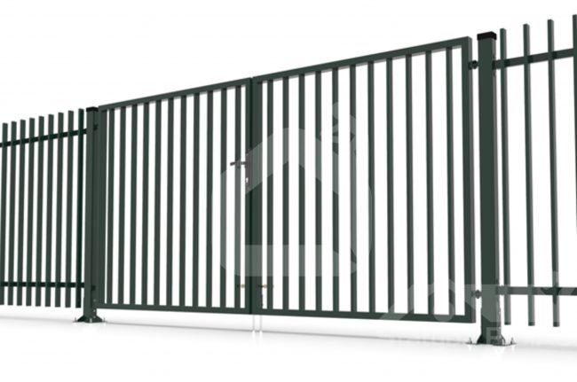 Varstomi vartai, strypelio 20x20 užpildu, 1200x4000 mm