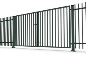 Varstomi vartai, strypelio 20x20 užpildu, 1500x4000 mm