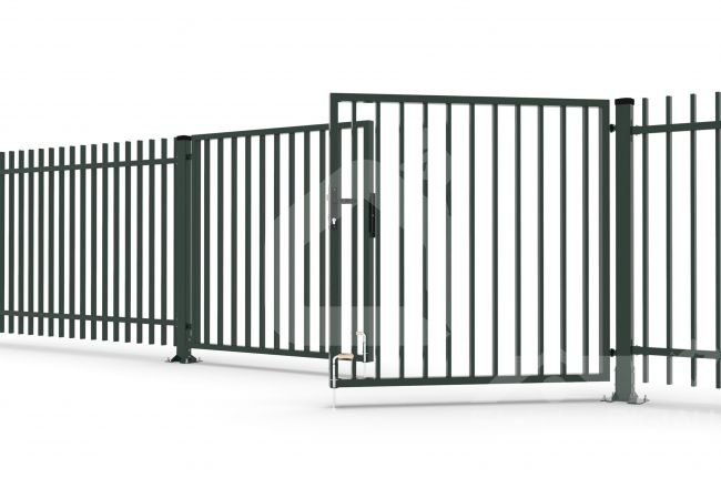 Varstomi vartai, strypelio 20x20 užpildu, 1200x4000 mm