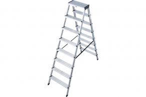 KRAUSE aliuminės dvipusės kopėčios DOPPLO (2x8 pakopų) 120441