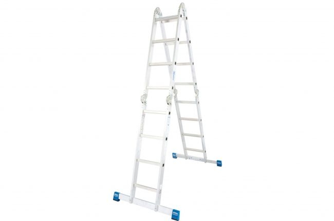 KRAUSE multifunkcinės alium. kopėčios MultiMatic (4x4 pakopų) 120649
