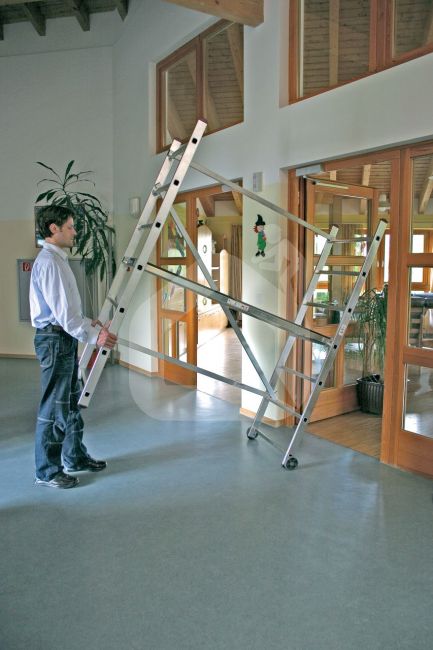 KRAUSE maži universalūs aliuminiai pastoliai su padu CORDA 916174