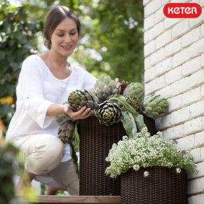 Vazonų komplektas CYLINDER S+M+L