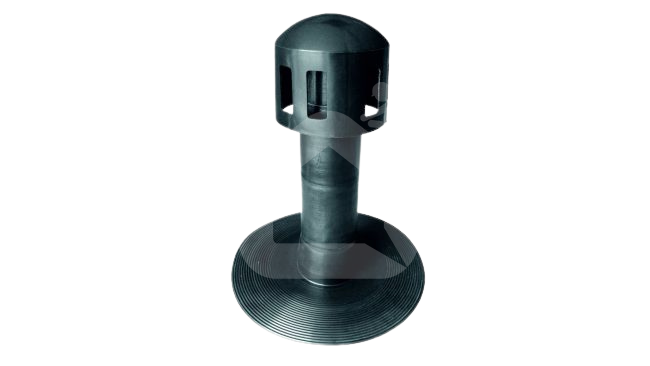 Ventiliacinis kaminėlis D125/110, plokštiems stogams