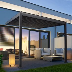Pavėsinė MIRADOR 111, 3x4 m, montuojama prie sienos