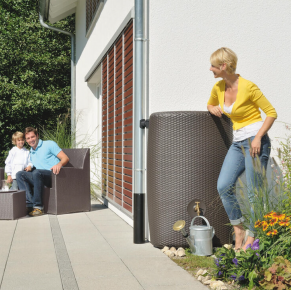 Dekoratyvinis rezervuaras-vandens talpa Mocca Sunda, 300 l