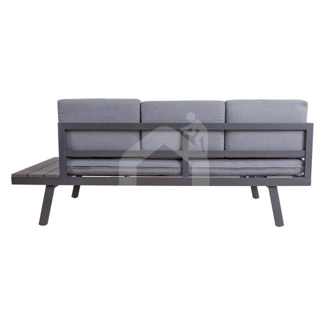 Lauko baldų komplektas DELGADO su kampine sofa