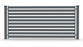Polisadinės tvoros segmentas "DELUXE", 1200x2000 mm