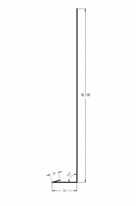 UŽSAKOMA! Detalė po lataku / vėjalente, įv. matmenys, spalvos, padengimai