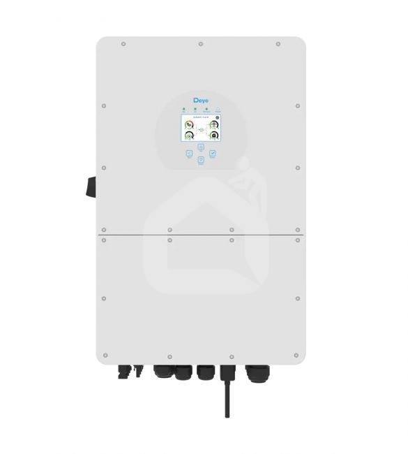 Deye hibridinis inverteris, 10000 W, trifazis, HV