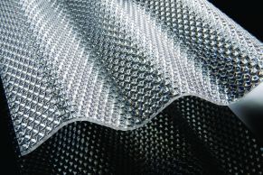 MK PC DIAMOND SINUS banguota polikarbonato danga, skaidri, 4, 6 m