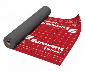 Difuzinė plėvelė Eurovent X-STRONG 250 gr./m², 1,5 m. x 30 m. = 45 m²