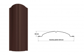 Tvoralentė DIJA+, 0,45 mm, 2xRAL8017, matinis poliesteris
