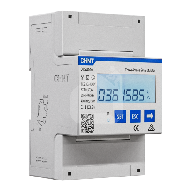 Smart Meter trifazis galios matuoklis, CHINT