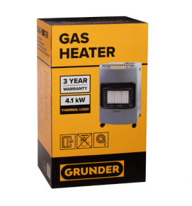 Dujinis šildytuvas Grunder PO-E03, 4,1 kW (įv. spalvos)