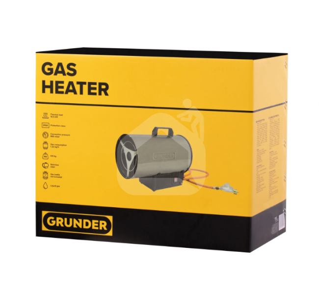 Dujinis šildytuvas Grunder REF 15, 16,5 kW